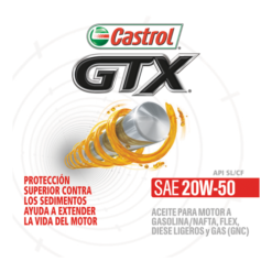 Castrol GTX 43 x 43 cm.