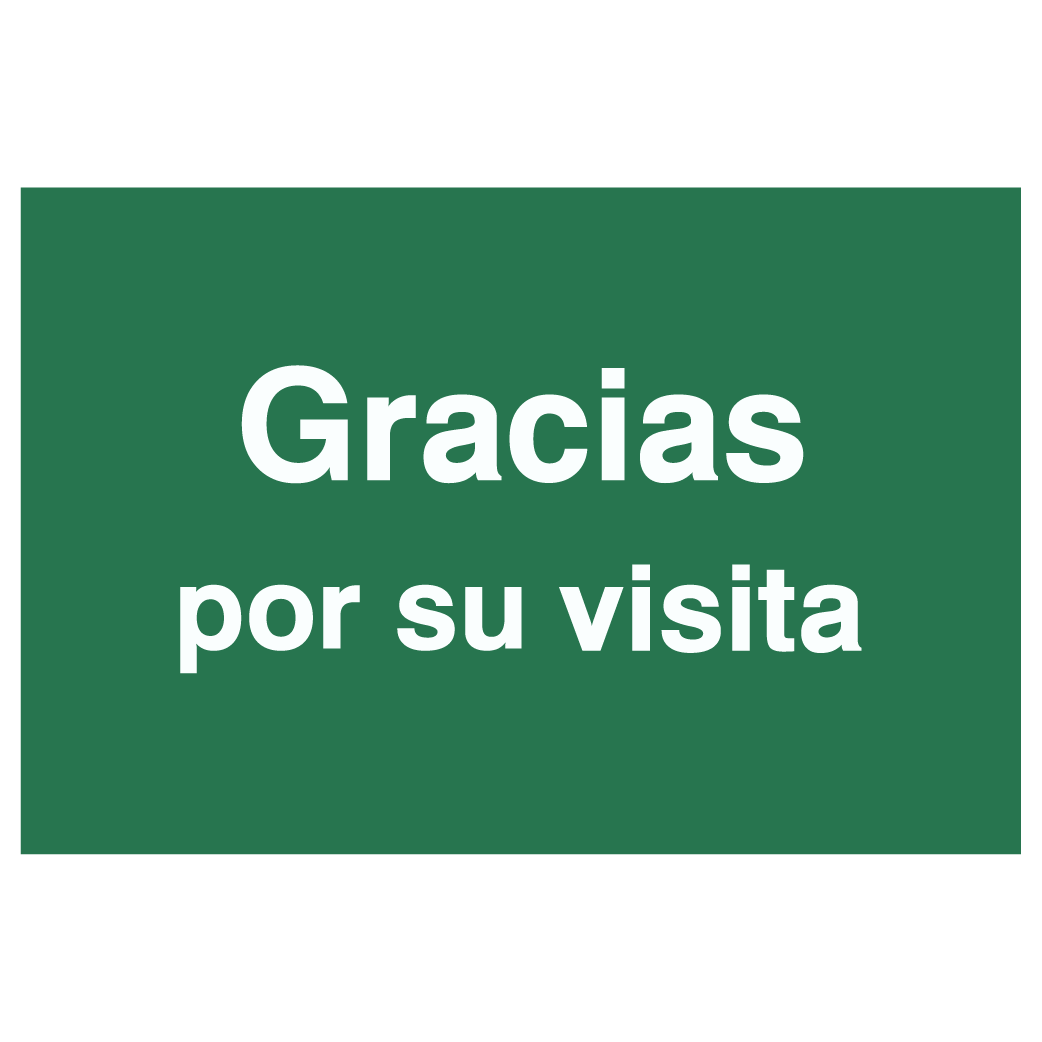 Gracias por su visita